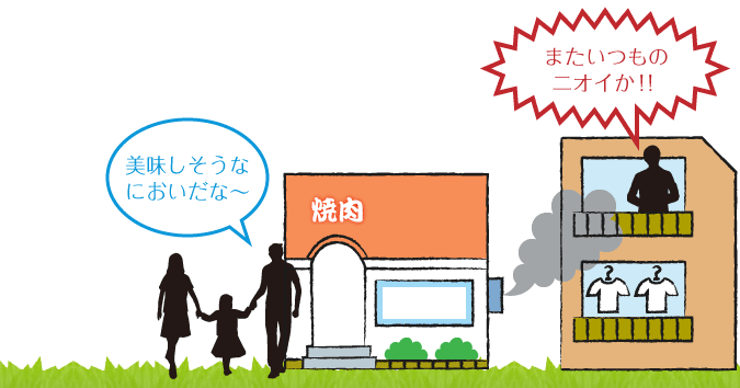 調理臭の感じ方の違い