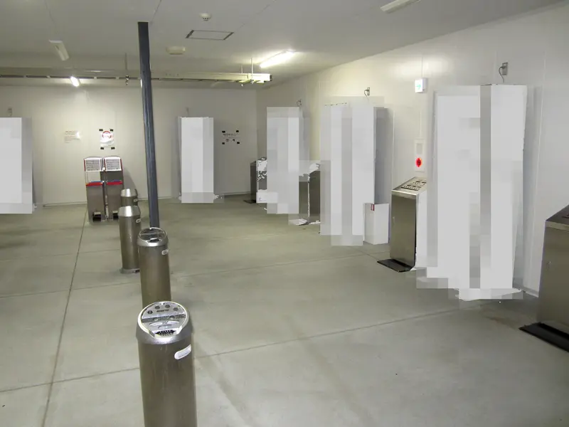 イベント会場の喫煙所