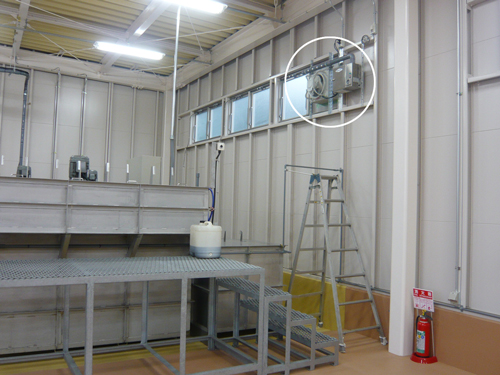 肥料化プラント施設に設置した中和消臭器3