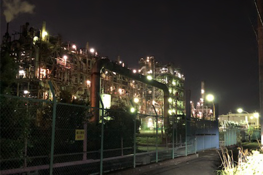 工業地帯の夜景